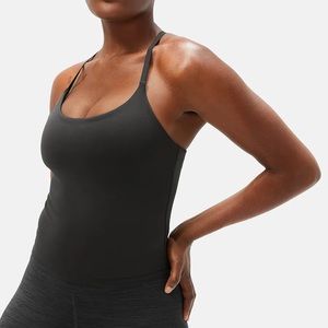 Outdoor Voices Black Move Free Strappy Tank Top